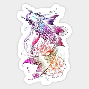 Koi Fish Sticker